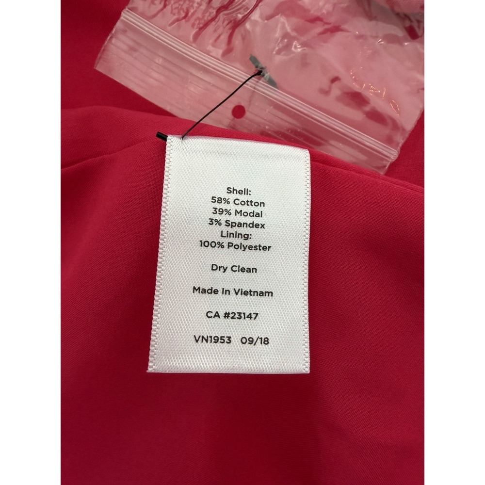 Talbots Blazer Jacket Womens 22W Pink Scalloped Hem Lined Office Mature Preppy - Picture 8 of 11